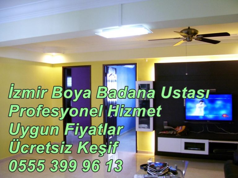 İzmir Boyacı Fiyatları Ev Daire Boyama Fiyatı 0555 399 96 13